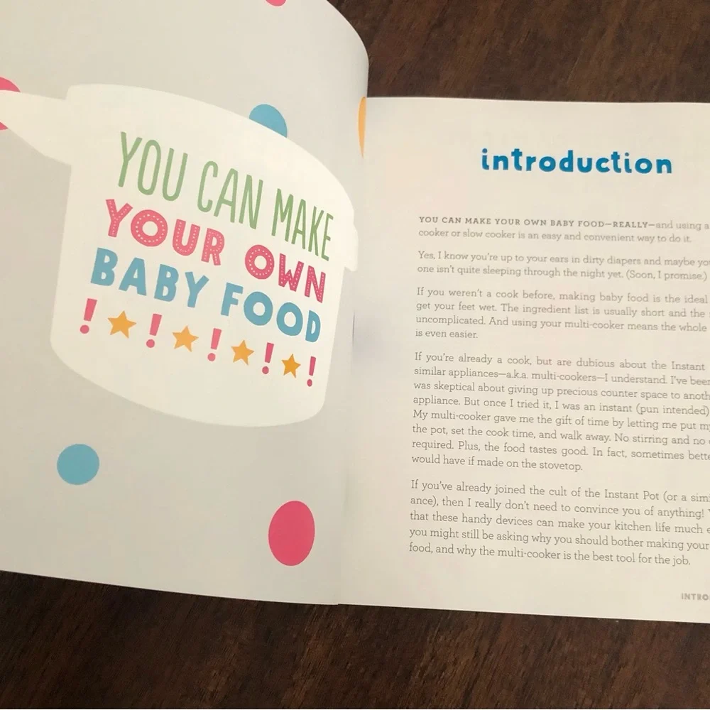 The multi Cooker Baby Food Cookbook. 223pgs